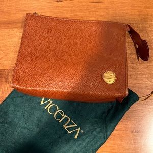 Vintage Vicenza Cobbled Leather Clutch